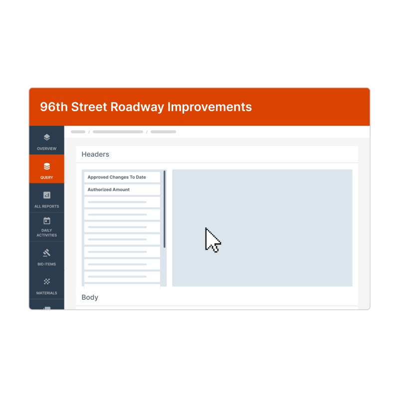6--Query-+-Report-Builder gif showing how to build a report in appia interface